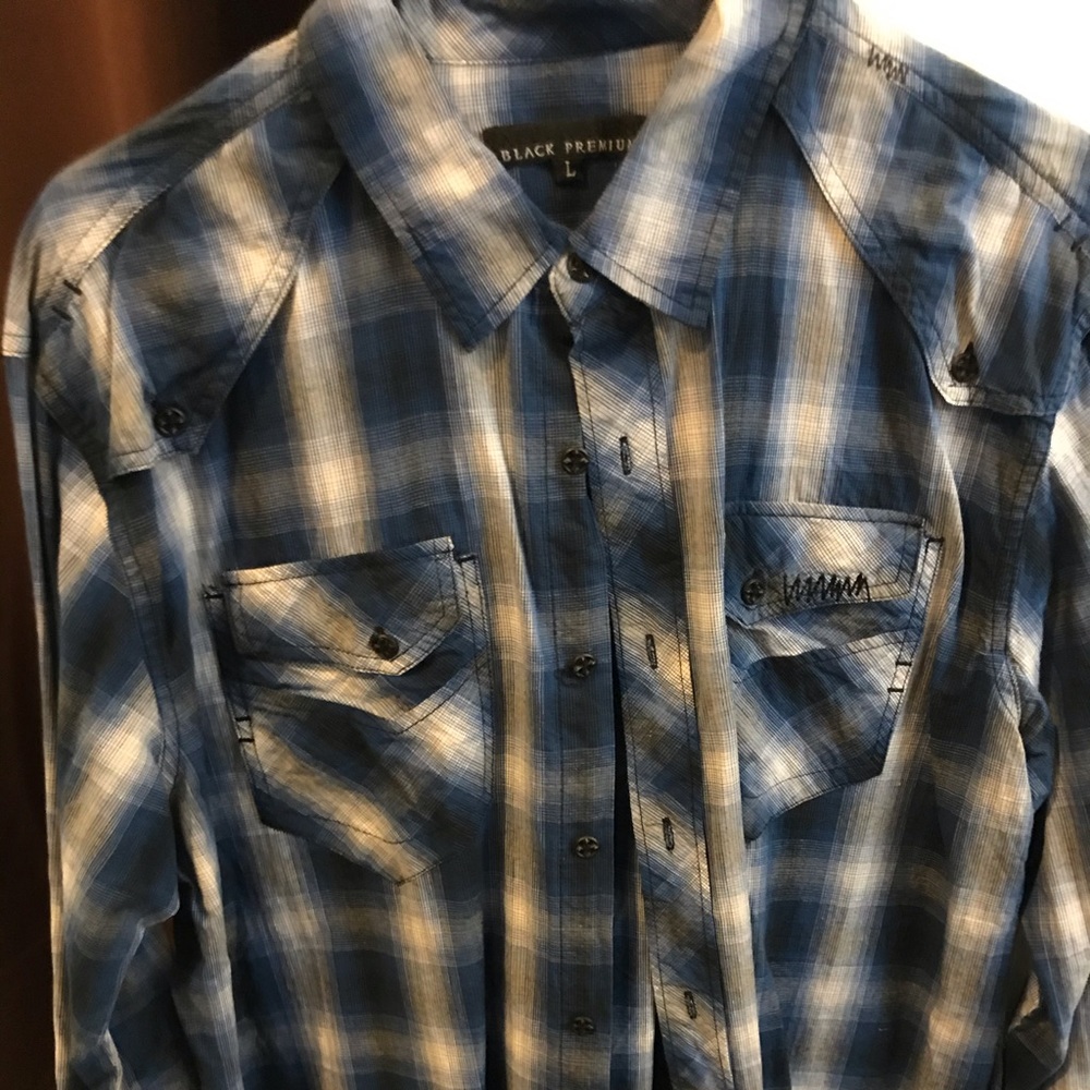 Men’s Affliction button down shirt